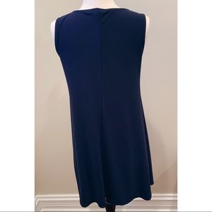 msk navy blue dress